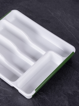 Раздвижной лоток для столовых приборов ST VANPLAST 36 х 30,3-52,5 х 5,5 см