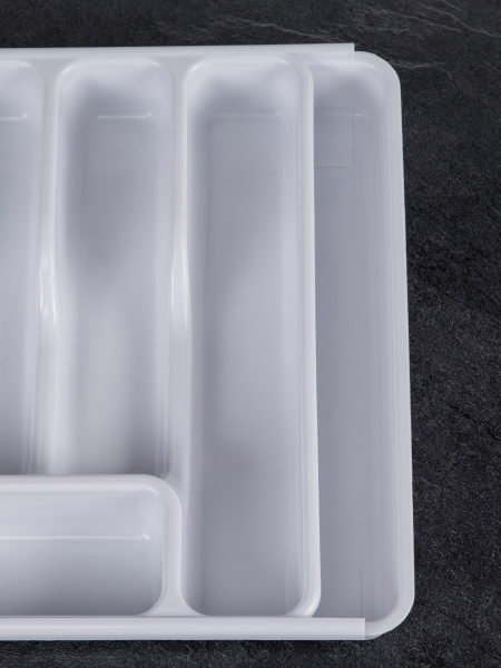 Раздвижной лоток для столовых приборов ST VANPLAST 36 х 30,3-52,5 х 5,5 см