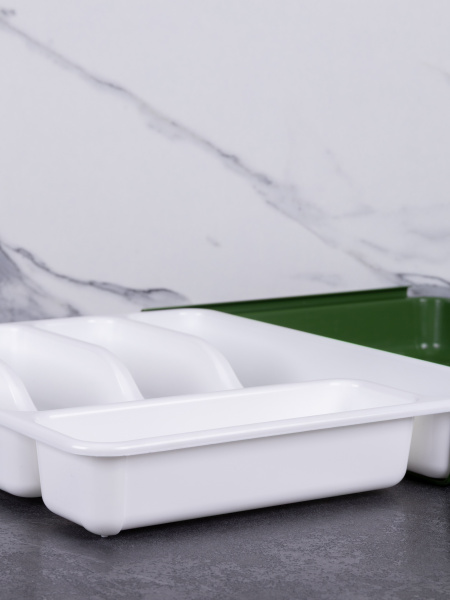 Раздвижной лоток для столовых приборов ST VANPLAST 36 х 30,3-52,5 х 5,5 см