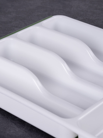 Раздвижной лоток для столовых приборов ST VANPLAST 36 х 30,3-52,5 х 5,5 см