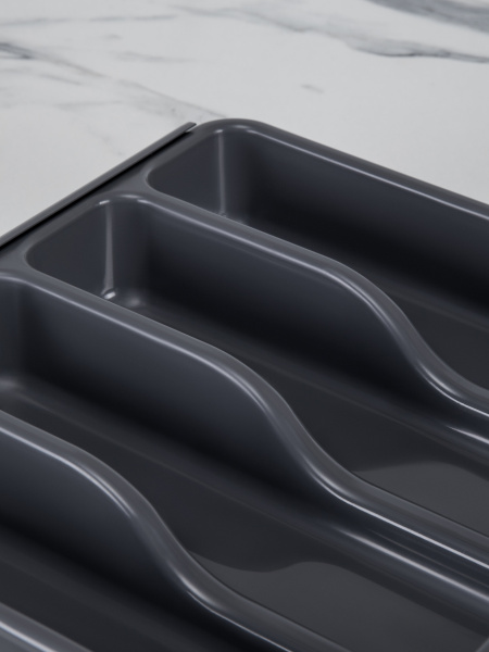Раздвижной лоток для столовых приборов ST VANPLAST 36 х 30,3-52,5 х 5,5 см